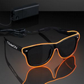 Orange EL Wire Sunglasses Fun Shades (60 Day)
